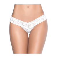 Floral Lace Thong 3 for $21